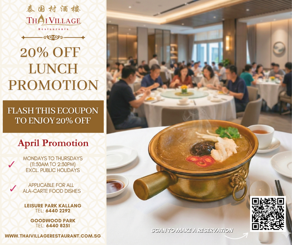 Thai Village April Lunch Promotion