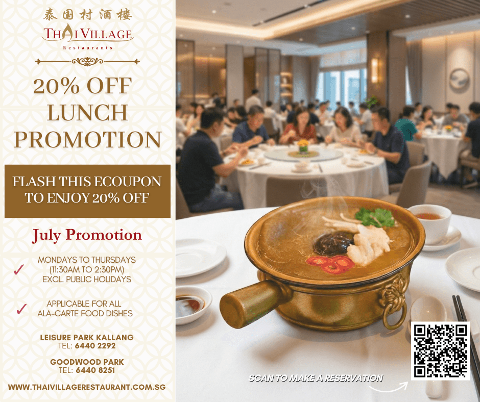 Thai Village July Lunch Promotion